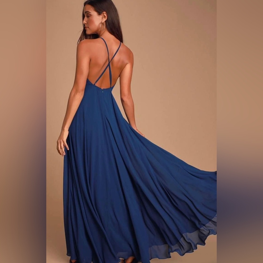 Lulus Mythical Kind of Love blue dress.